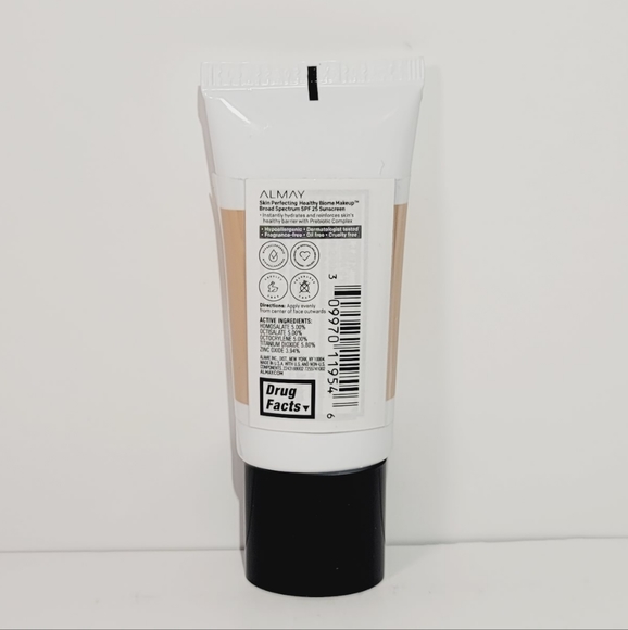 Almay Skin Perfecting Healthy Biome Foundation Makeup - 1 fl oz #110 Light - Picture 2 of 2